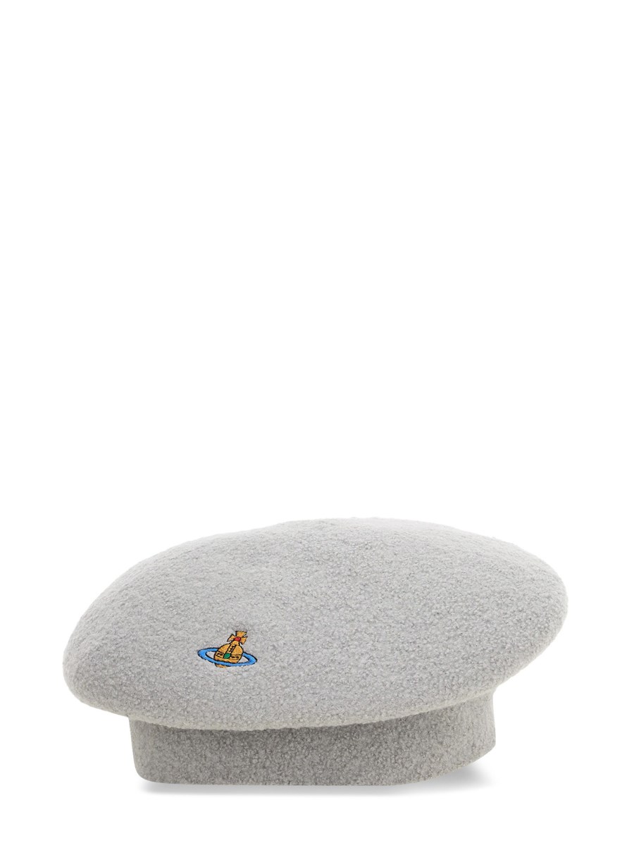 WOOL CAP WITH LOGO - VIVIENNE WESTWOOD