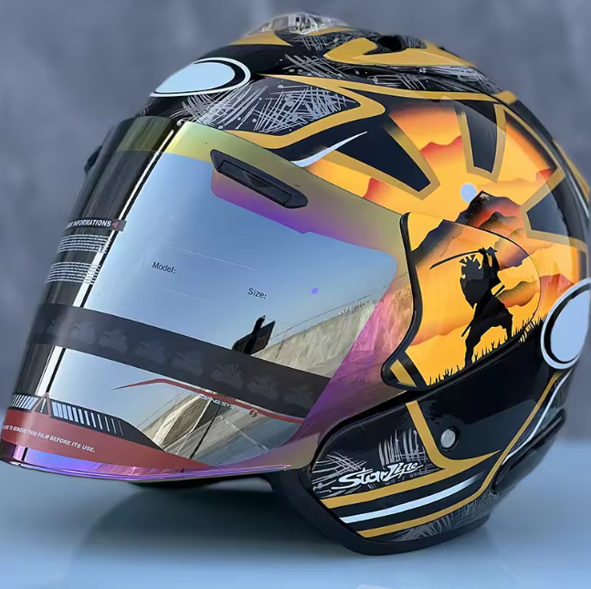 Ram3 Pedrosa samouraï demi-casque moto tout-terrain casque d'été descente course montagne croix Casco Capacete hommes et femmes