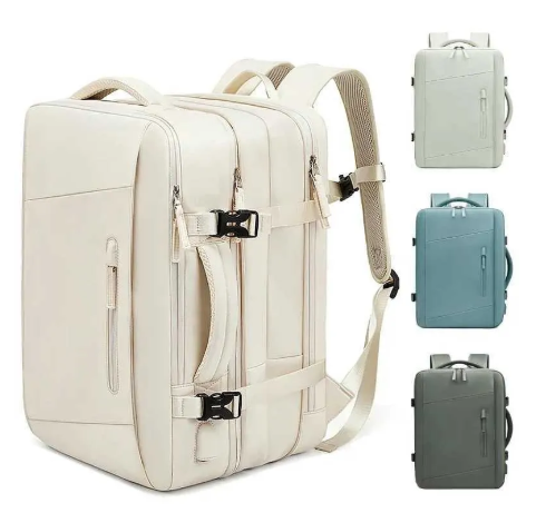 Backpack de voyage pour hommes: sac à dos pour ordinateur portable extensible et résistant à l'eau avec port de chargement USB et grande capacité