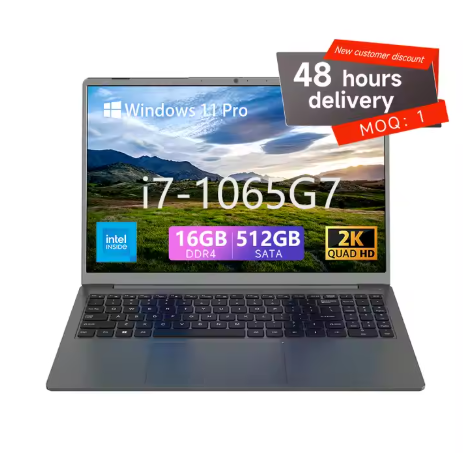 Ordinateurs portables Nouveau Core I7 I7-1065G7 3,9 Ghz 16 Go RAM 512 Go ROM Notbook Pc Ordinateur portable de jeu