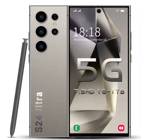 Galax S24 Ultra de 16 + 1 to, 7.3 pouces, déverrouillage du téléphone, S-Pen, 4G, WIFI, Android S23 S24,